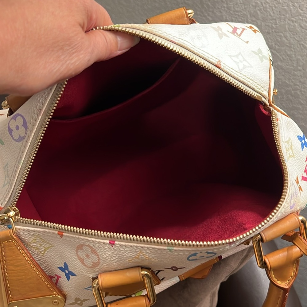 🔥🔥Authentic Louis Vuitton Takashi Murakami Multi Color Speedy 30 - Picture 4 of 12